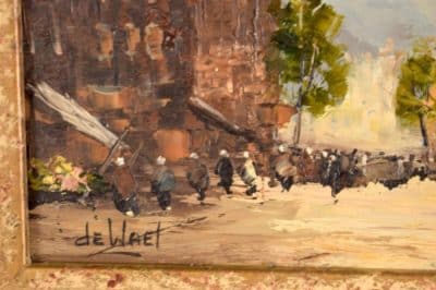 Impressionist painting manner of Eugene Galien Laloue - Image 2