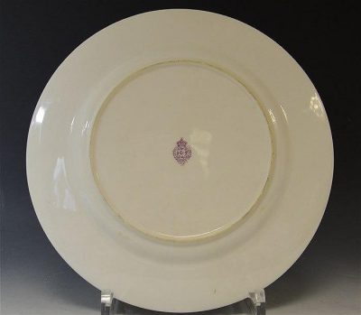 SOLD Royal Worcester sheep plate, signed Harry Davis, - Image 2