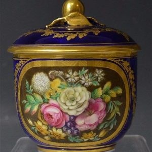 SOLD Fine Sevres lidded pot 19th century Antique Ceramics 3