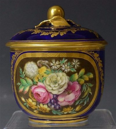 SOLD Fine Sevres lidded pot