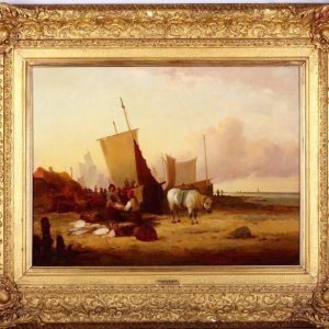 William Shayer Snr. (1787-1879) Oil on panel oil paintings Antique Art