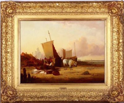 William Shayer Snr. (1787-1879) Oil on panel oil paintings Antique Art 3