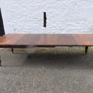 SOLD Victorian oak windout dining table 19th century Antique Furniture