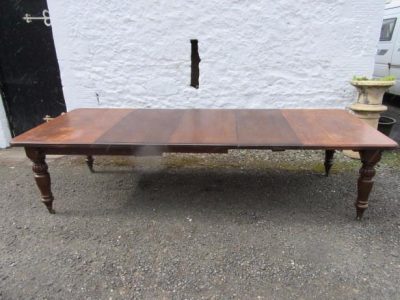 SOLD Victorian oak windout dining table 19th century Antique Furniture 3
