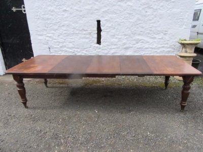 SOLD Victorian oak windout dining table