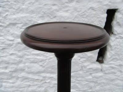 SOLD Georgian mahogany carved torchiere - Image 4