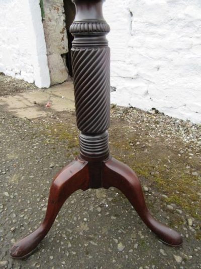 SOLD Georgian Mahogany torchiere - Image 4