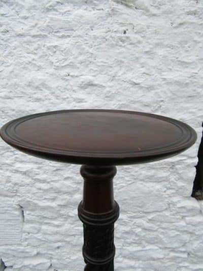SOLD Georgian Mahogany torchiere 18th Cent Miscellaneous 4