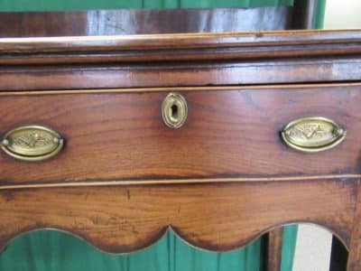 Georgian Welsh fruitwood plate back dresser. - Image 4