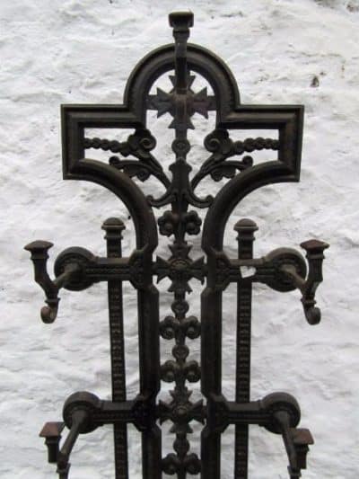SOLD Victorian cast metal aesthetic hallstand - Image 3
