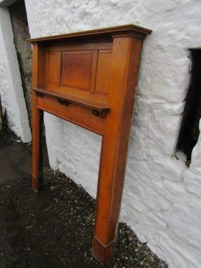 SOLD Victorian orange oak fire surround - Image 2