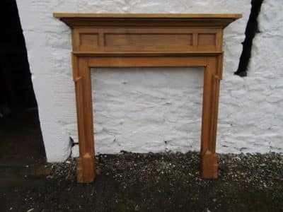 Victorian pine fire suround 19th century Antique Furniture 3