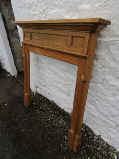 Victorian pine fire suround 19th century Antique Furniture 4