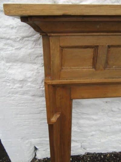 Victorian pine fire suround 19th century Antique Furniture 5