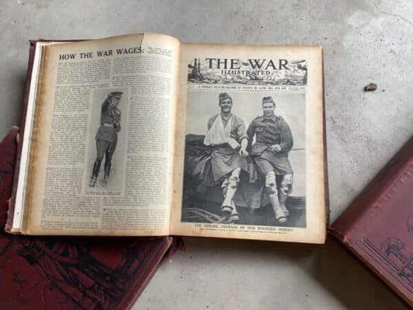 SET OF FIRST WORLD WAR BOOKS 8 VOLUMES IN GREAT CONDITION! Antique Collectibles 5
