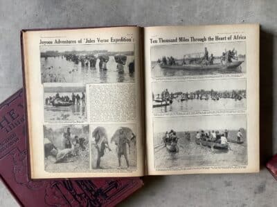 8 GREAT VOLUMES of THE WAR. Colour & Black &White Plates and loads of Good Reading Antique Collectibles 6