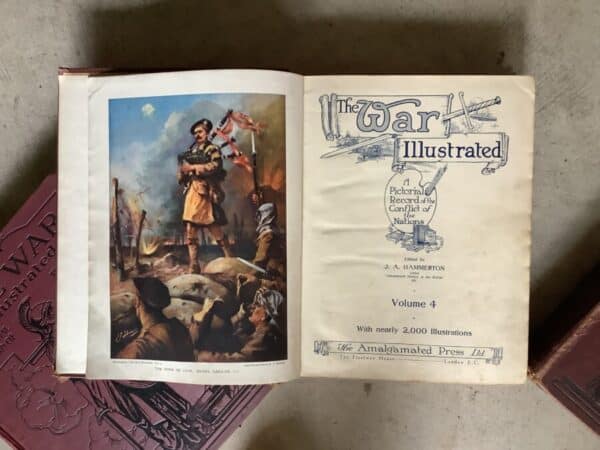 SET OF FIRST WORLD WAR BOOKS 8 VOLUMES IN GREAT CONDITION! - Image 6