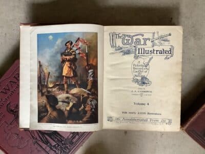 8 GREAT VOLUMES of THE WAR. Colour & Black &White Plates and loads of Good Reading - Image 7