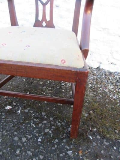 SOLD Georgian mahogany elbow chair - Image 4