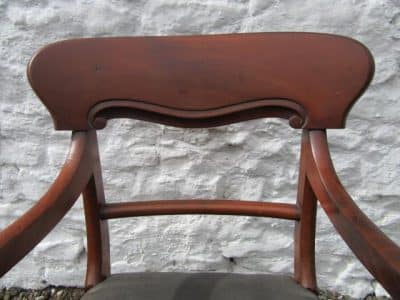 SOLD Victorian mahogany carver armchair - Image 3