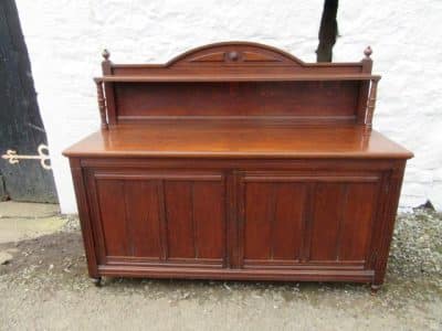 SOLD Victorian oak table leaf holding sideboard 19th century Antique Furniture 4