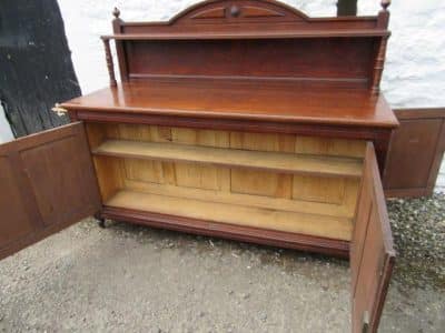 SOLD Victorian oak table leaf holding sideboard 19th century Antique Furniture 5
