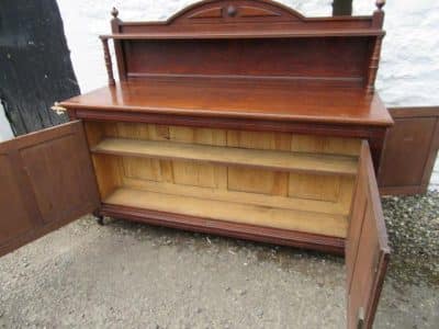 SOLD Victorian oak table leaf holding sideboard - Image 3