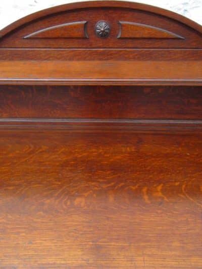 SOLD Victorian oak table leaf holding sideboard 19th century Antique Furniture 7