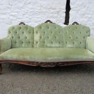 SOLD Victorian rosewood sofa 19th century Antique Chairs