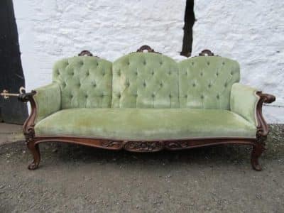 SOLD Victorian rosewood sofa
