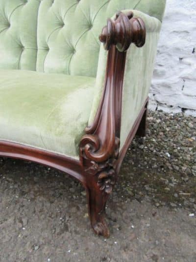 SOLD Victorian rosewood sofa 19th century Antique Chairs 5