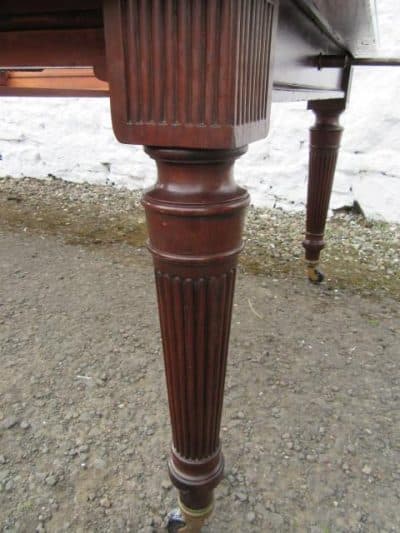 SOLD Victorian mahogany extending wind out table - Image 3