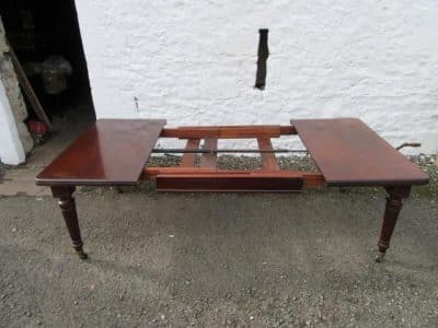 SOLD Victorian mahogany extending wind out table 19th century Antique Furniture 4