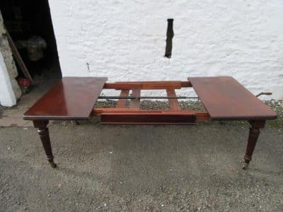 SOLD Victorian mahogany extending wind out table - Image 2