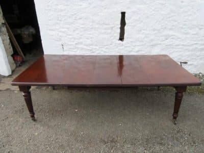SOLD Victorian mahogany extending wind out table