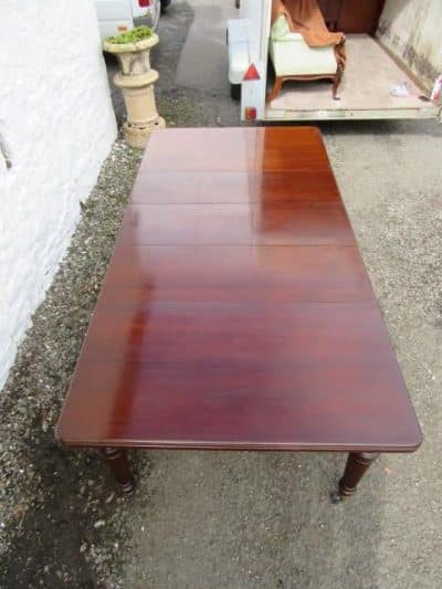 SOLD Victorian mahogany extending wind out table 19th century Antique Furniture 6