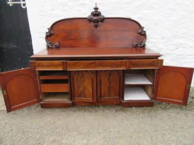 SOLD Victorian four door mahogany sideboard 19th century Antique Furniture 7