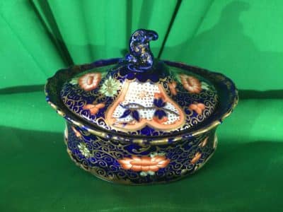 Miniture Derby casserole dish Antiques Glasgow Antique Ceramics 3