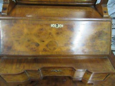 Georgian burr walnut dressing mirror 18th Cent Bedroom Antiques 5