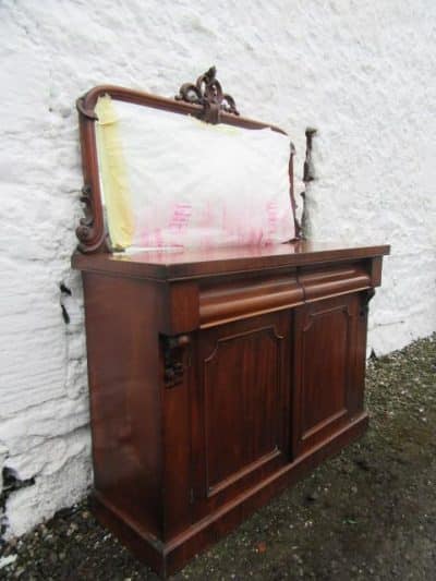 SOLD Victorian mahogany mirror back sideboard 19th century Antique Furniture 4