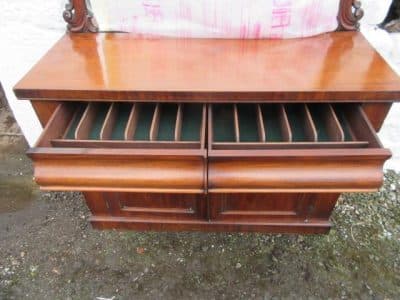 SOLD Victorian mahogany mirror back sideboard - Image 4