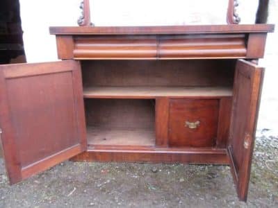 SOLD Victorian mahogany mirror back sideboard 19th century Antique Furniture 7