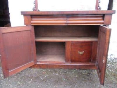 SOLD Victorian mahogany mirror back sideboard - Image 5