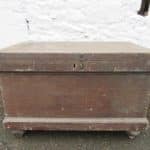 SOLD Victorian pine kist original condition. 19th century Antique Furniture