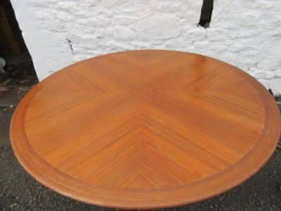 SOLD 20th cent modernist teak and rosewood centre table