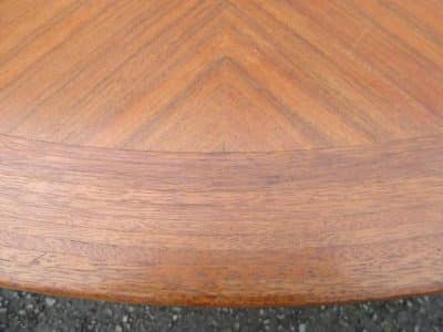 SOLD 20th cent modernist teak and rosewood centre table - Image 4