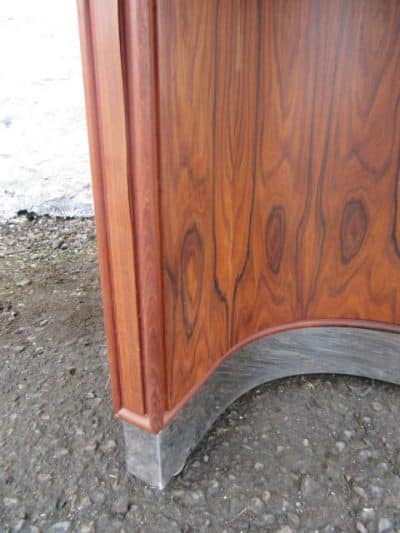 SOLD 20th cent modernist teak and rosewood centre table - Image 5