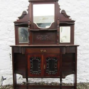 SOLD Edwardian mahogany mirror back sideboard 19th century Antique Furniture