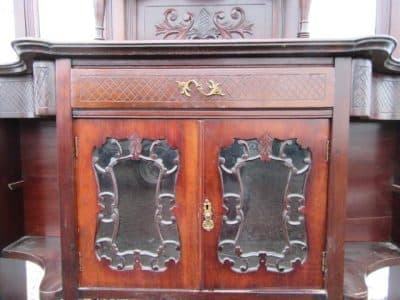 SOLD Edwardian mahogany mirror back sideboard 19th century Antique Furniture 5