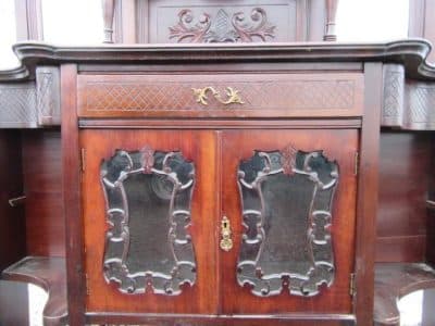 SOLD Edwardian mahogany mirror back sideboard - Image 3